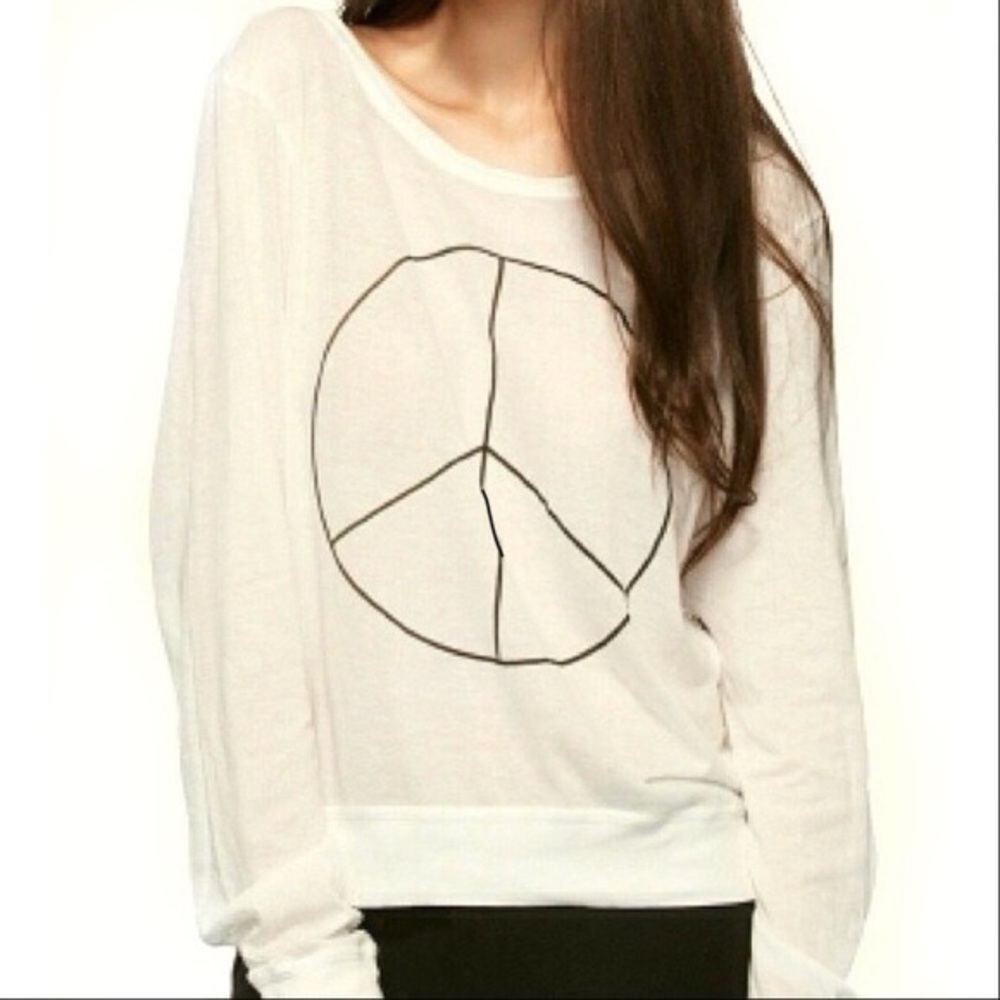 WILDFOX✨Peace Sign Baggy Jumper